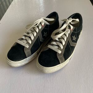 CONVERSE Product Red Limited Edition Men’s Black Suede Leather Sneakers Size 9